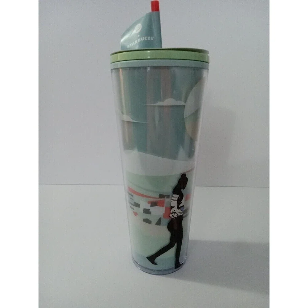 Starbucks + Lou Black History 2024 Seattle Artist Damon Brown Art Venti Cup 24oz